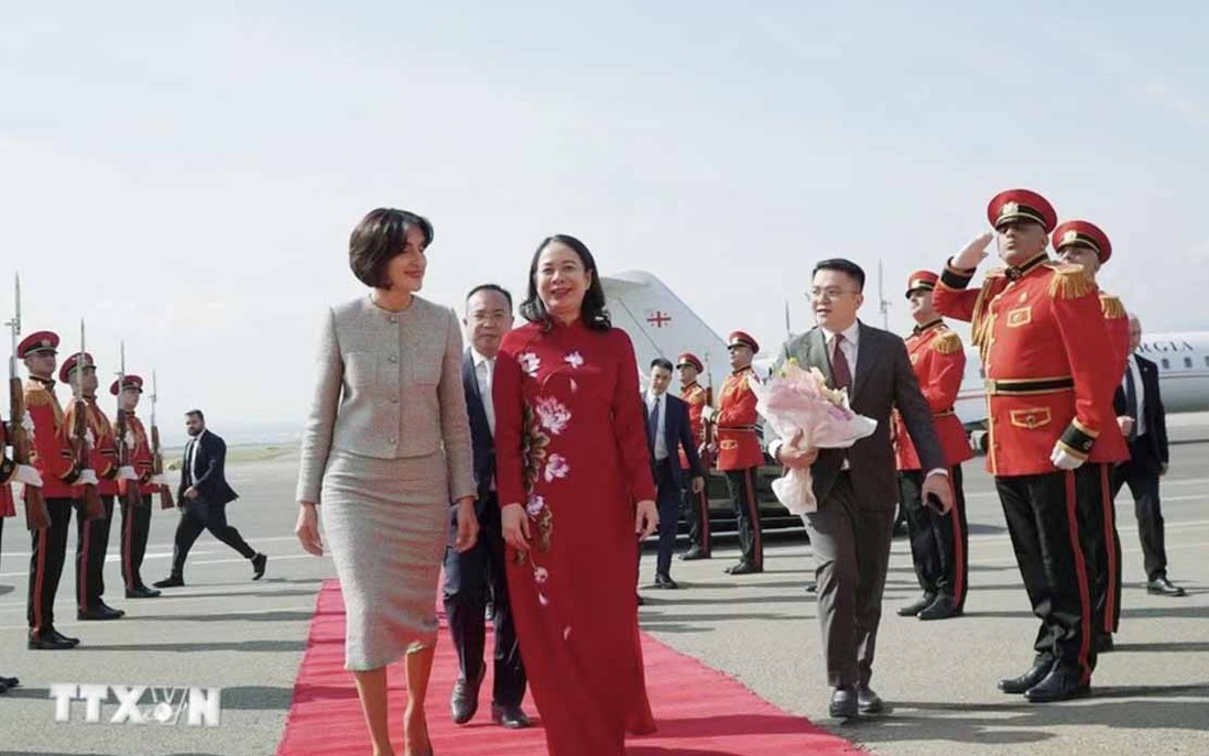 Phó Chủ tịch nước Võ Thị Ánh Xuân hội đàm với Thủ tướng Gruzia