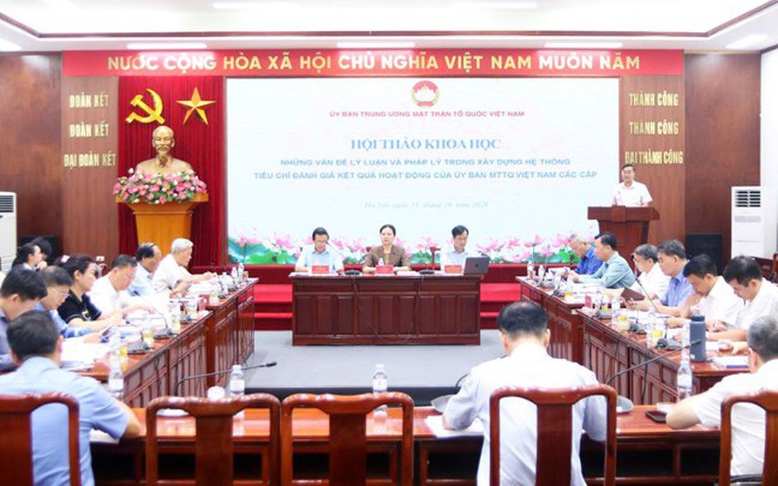 Bàn giải pháp xây dựng hệ thống tiêu chí đánh giá kết quả hoạt động của Ủy ban MTTQ Việt Nam các cấp