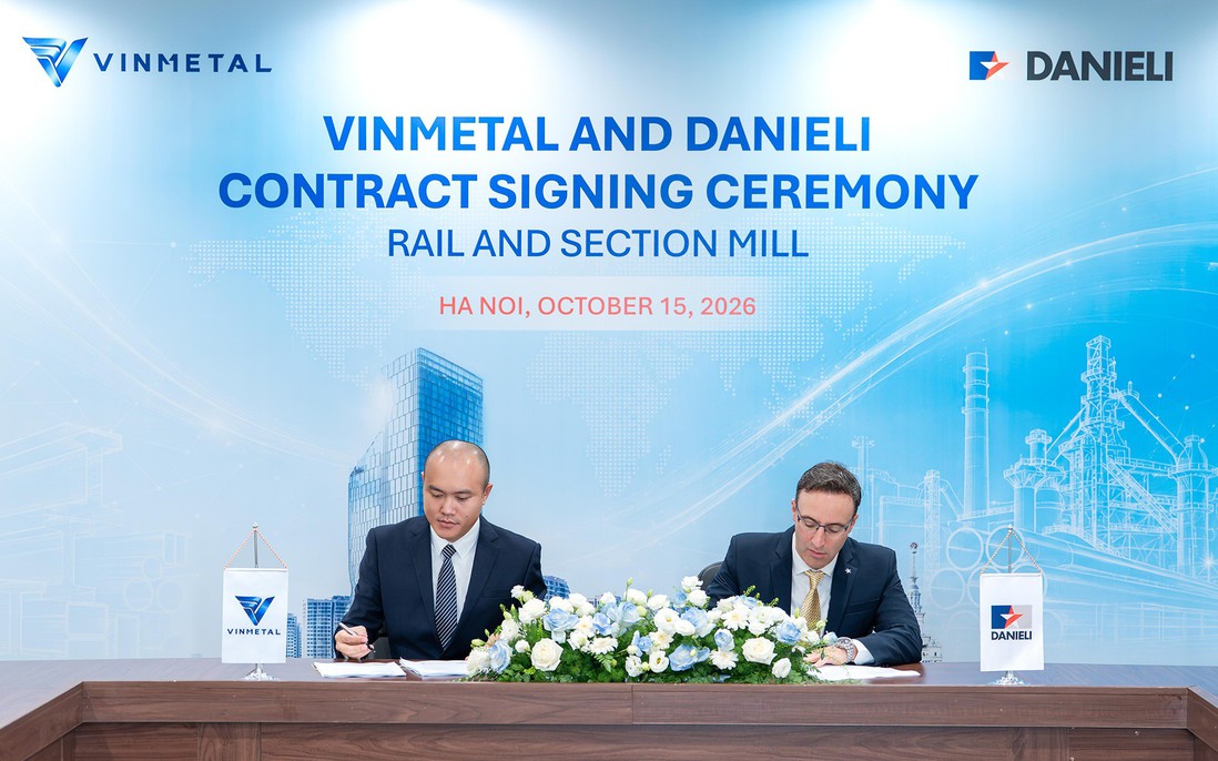 VinMetal hợp tác Danieli sản xuất thép ray đường sắt cao tốc và đô thị tại Việt Nam 
