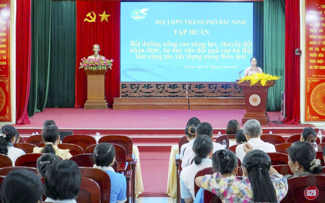 Hội LHPN TP Bắc Ninh: 10 lớp tập huấn thực hiện Chương trình mục tiêu quốc gia xây dựng nông thôn mới