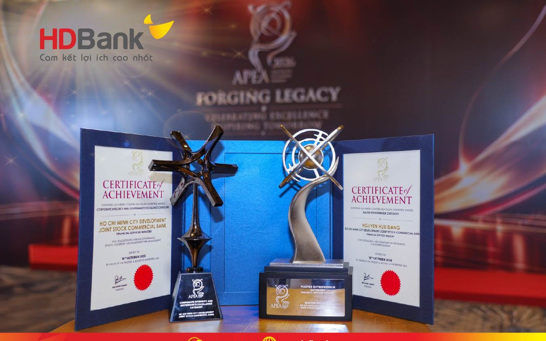 APEA 2026 vinh danh HDBank về quản trị bền vững và minh bạch