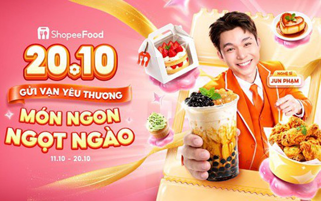 Chiều phái đẹp đủ đường bằng vạn deal yêu thương dịp 20.10 trên ShopeeFood 