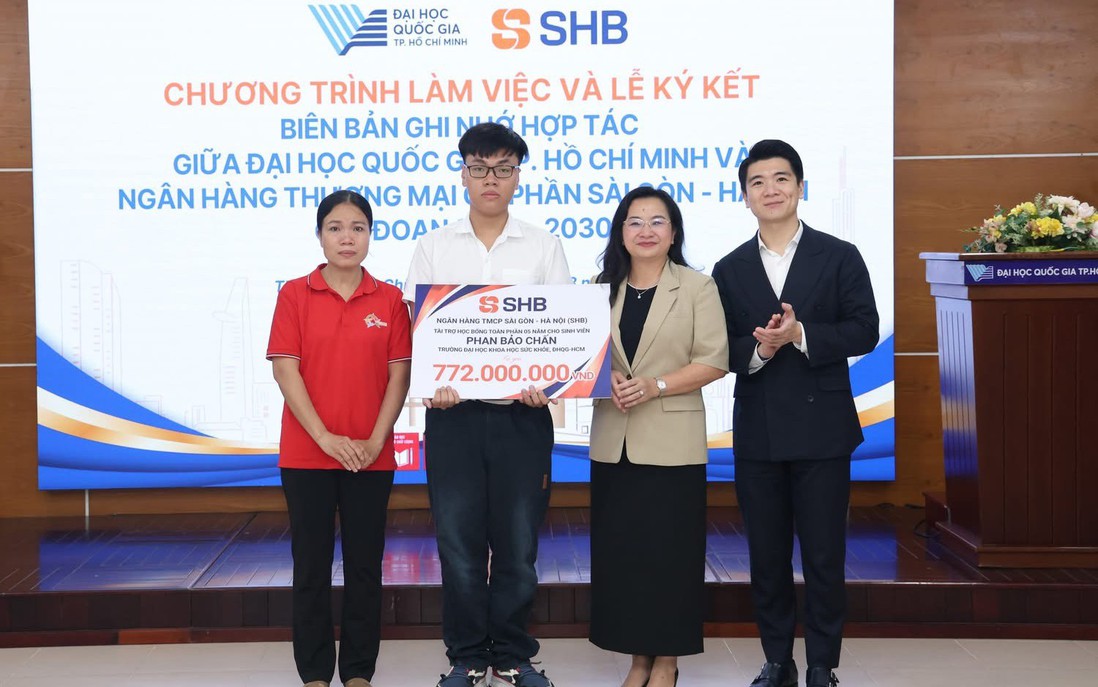 Một lá thư, một ước mơ và hành trình SHB nâng bước đến trường