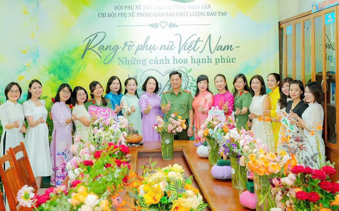 Hội Phụ nữ Học viện An ninh nhân dân: Hành trình tri ân, lan tỏa yêu thương và kết nối đồng đội