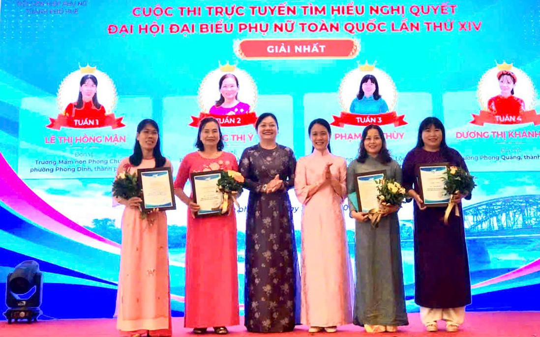 Phụ nữ Huế đưa Nghị quyết vào cuộc sống bằng những công trình, phần việc thiết thực