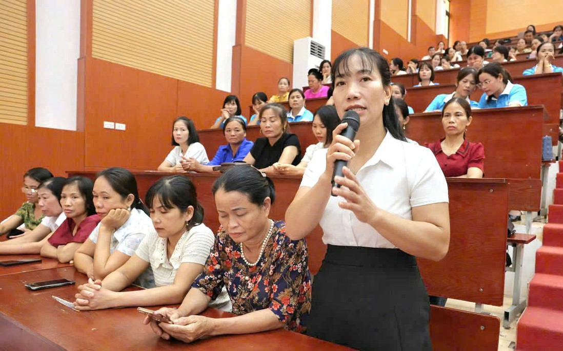 Phú Thọ: Lắng nghe phụ nữ nói để tháo gỡ những vướng mắc từ cơ sở