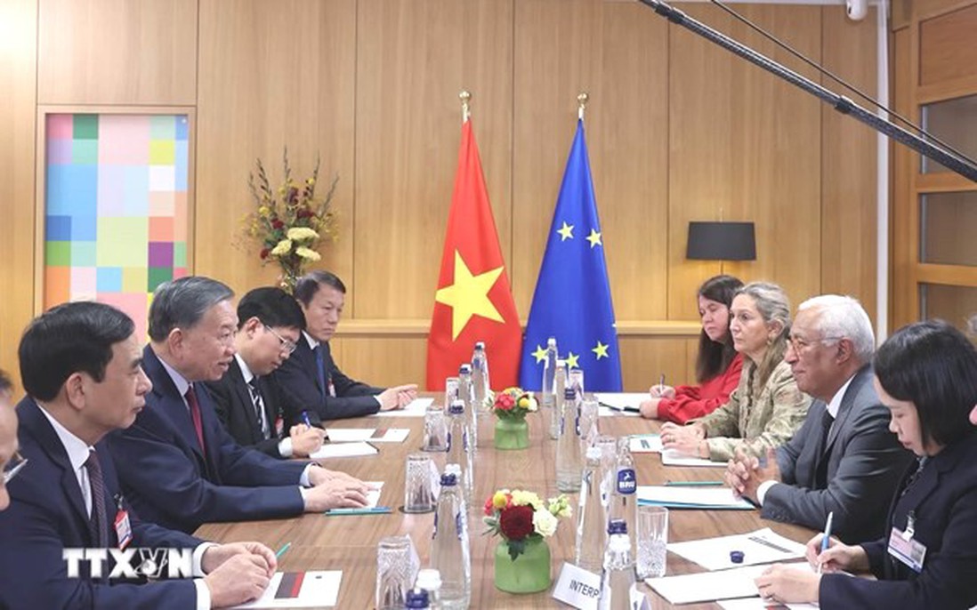 Tổng Bí thư, Chủ tịch nước Tô Lâm hội đàm với Chủ tịch Hội đồng châu Âu António Costa