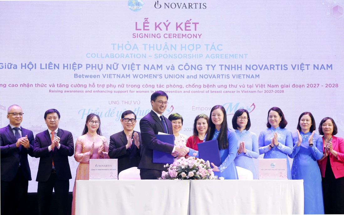 Hội LHPN Việt Nam và Novartis Việt Nam chung tay bảo vệ phụ nữ trước ung thư vú
