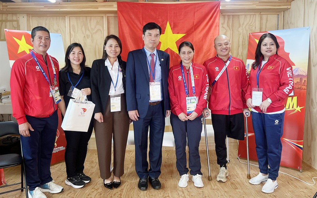Đoàn Thể thao người khuyết tật Việt Nam nhận nguồn động viên đặc biệt từ kiều bào tại Nhật Bản