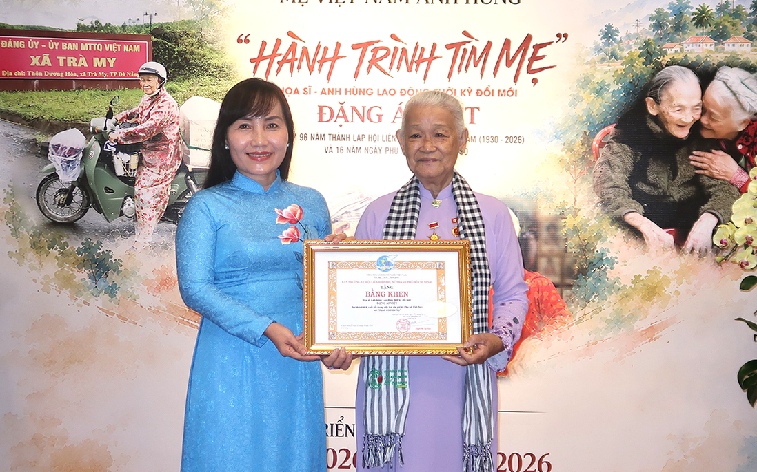 Hội LHPN TPHCM tri ân họa sĩ Đặng Ái Việt với "Hành trình tìm Mẹ"