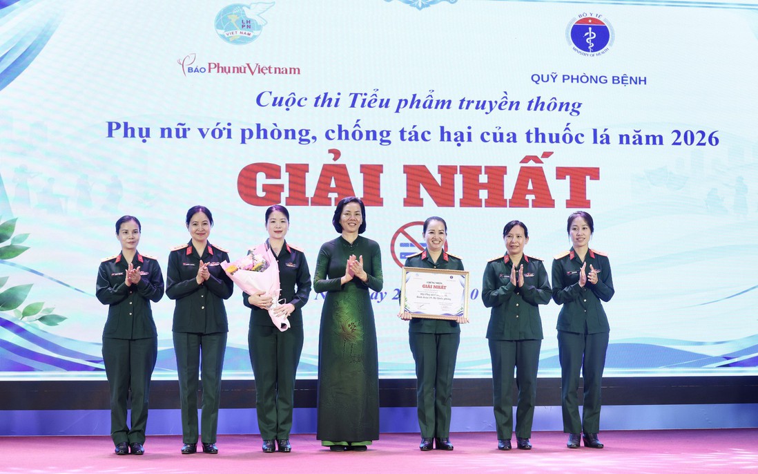 20 tác phẩm đoạt giải Cuộc thi Tiểu phẩm truyền thông "Phụ nữ với phòng, chống tác hại của thuốc lá" năm 2026