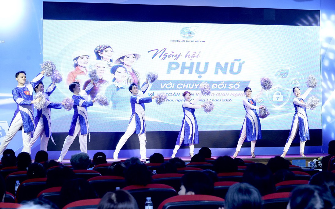 Sôi động "Ngày hội Phụ nữ với chuyển đổi số và an toàn trên không gian mạng"