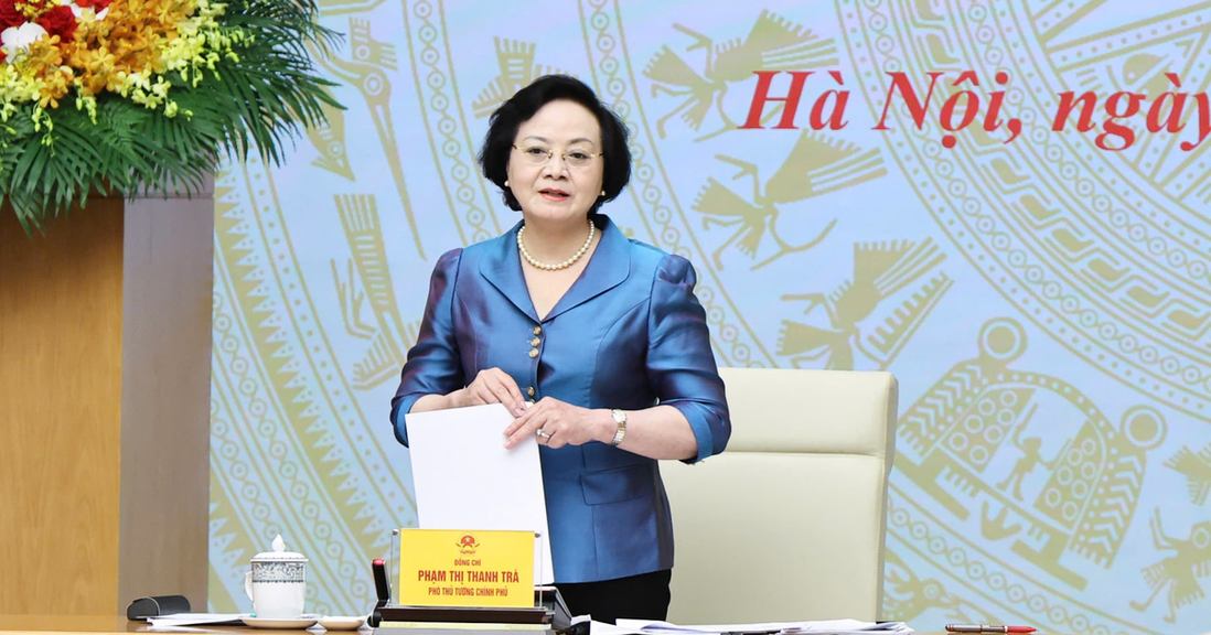 Phó Thủ tướng Phạm Thị Thanh Trà: Kiên định mục tiêu tăng trưởng 2 con số, khẩn trương hoàn thiện vị trí việc làm