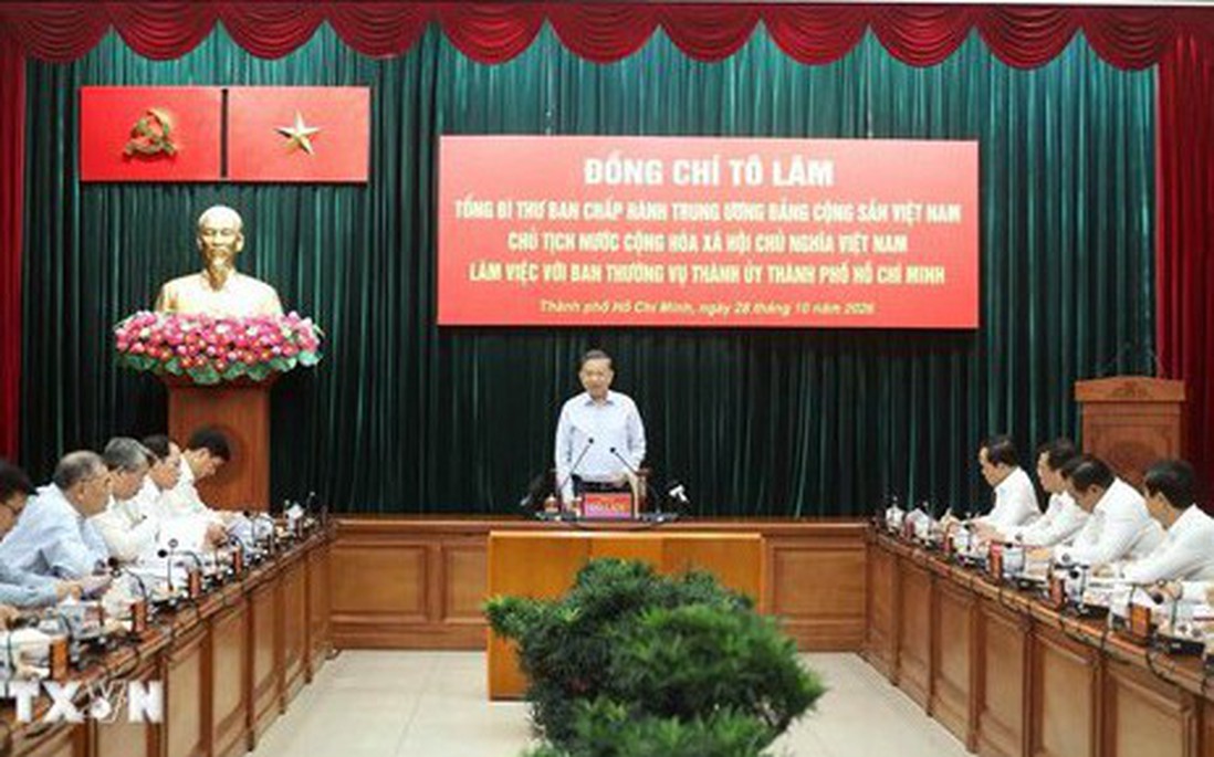 Tổng Bí thư, Chủ tịch nước Tô Lâm: TPHCM tiếp tục đổi mới tư duy tự chủ, nâng cao năng lực thực thi