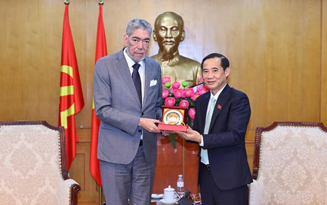 Ông Nguyễn Thái Học tiếp Tổng bí thư Đảng Phong trào Cánh tả Thống nhất Cộng hòa Dominica