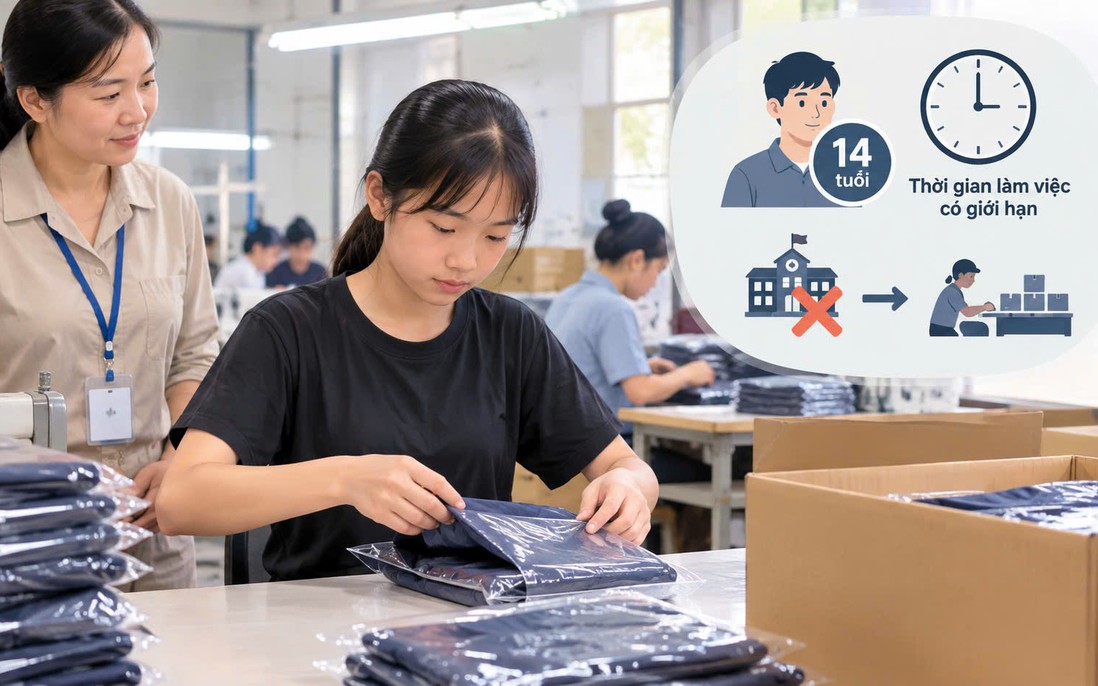 Trẻ 14 tuổi muốn nghỉ học đi làm thuê: Pháp luật quy định thế nào?