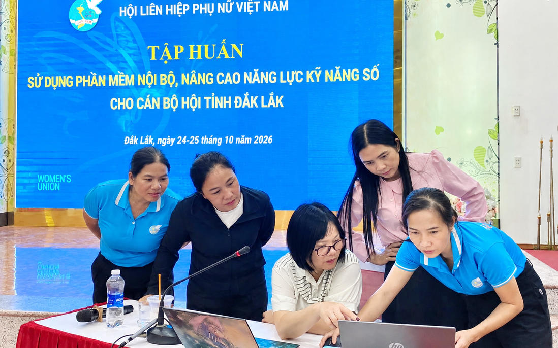 TƯ Hội LHPN Việt Nam đồng hành cùng Quảng Trị, Đắk Lắk tháo gỡ điểm nghẽn dữ liệu