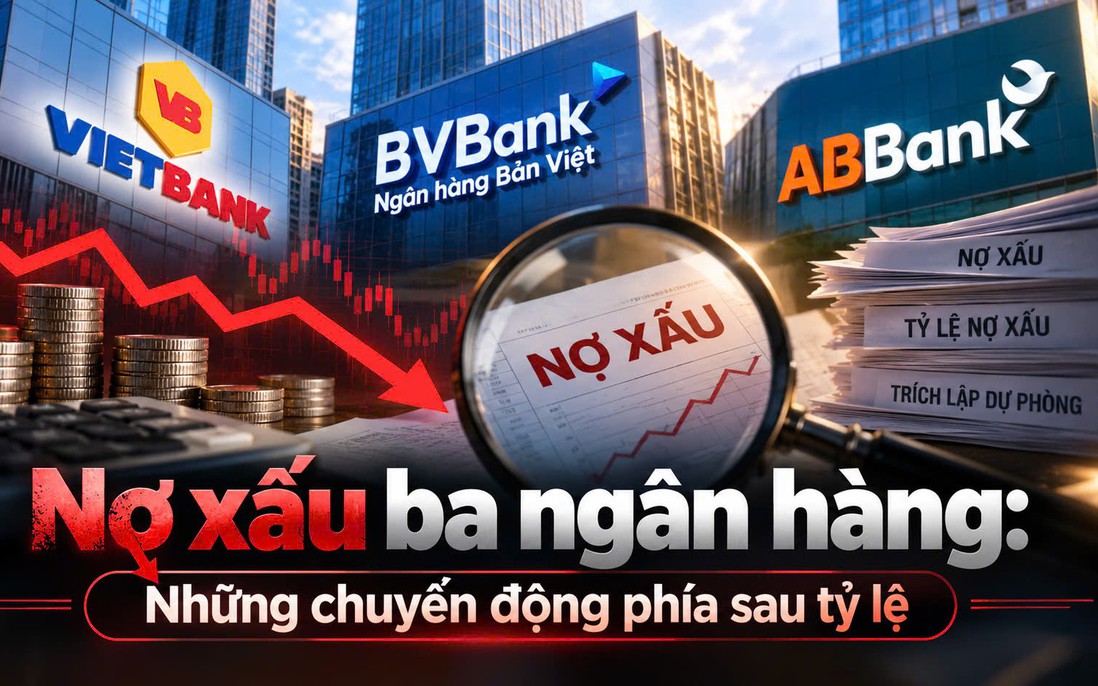 Phía sau tỷ lệ nợ xấu của 3 ngân hàng có lợi nhuận tăng mạnh