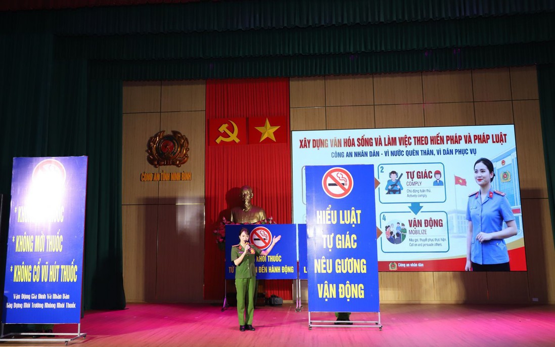 Ninh Bình: Chung tay bảo vệ gia đình trước tác hại của khói thuốc