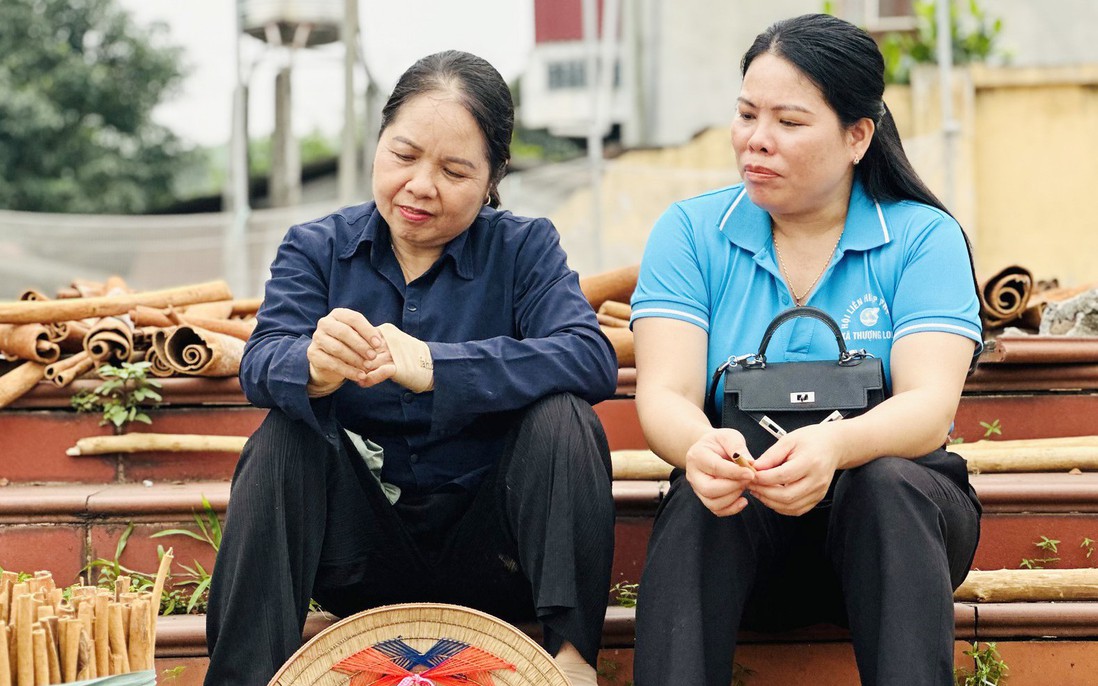 Bà chủ xưởng quế U70: Không chỉ làm kinh tế mà còn là điểm tựa của những phụ nữ khó khăn