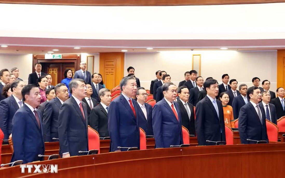 Chùm ảnh: Khai mạc Hội nghị lần thứ tư Ban Chấp hành Trung ương Đảng khóa XIV