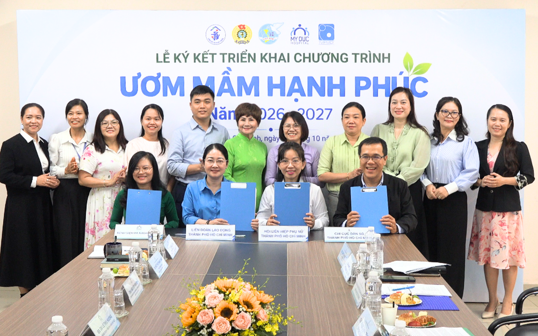 60 gia đình khó khăn tại TPHCM được hỗ trợ thụ tinh trong ống nghiệm miễn phí