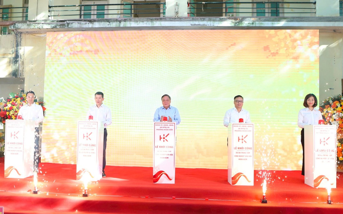 Khởi công Trung tâm Công nghiệp Văn hóa tại khu phố cổ Hà Nội
