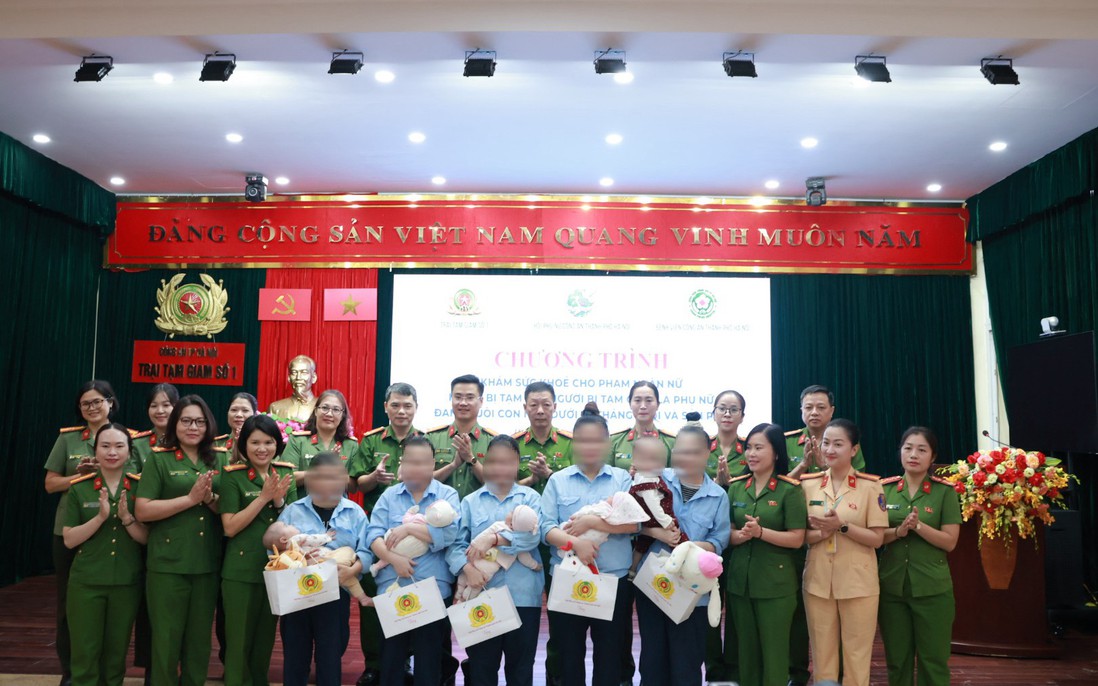 Lan tỏa yêu thương, chăm sóc sức khỏe phụ nữ và trẻ em tại Trại Tạm giam số 1- CATP Hà Nội