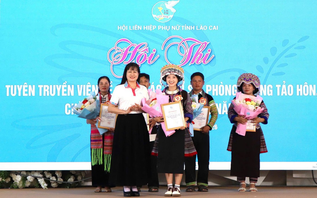 Lào Cai: Hội thi tuyên truyền viên về công tác dân số, phòng, chống tảo hôn