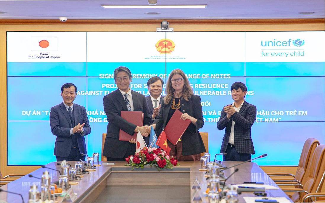 27 triệu trẻ em Việt Nam hưởng lợi trong ứng phó biến đổi khí hậu