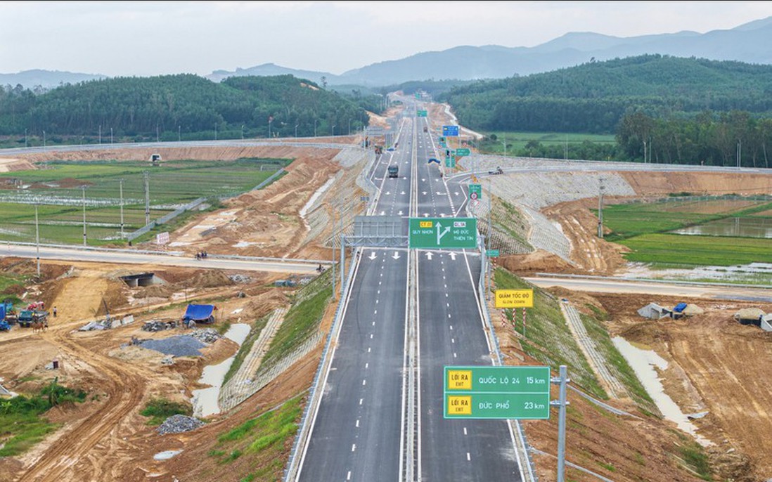 Cao tốc Quảng Ngãi-Hoài Nhơn sẽ đưa vào vận hành lúc 11h ngày 12/2