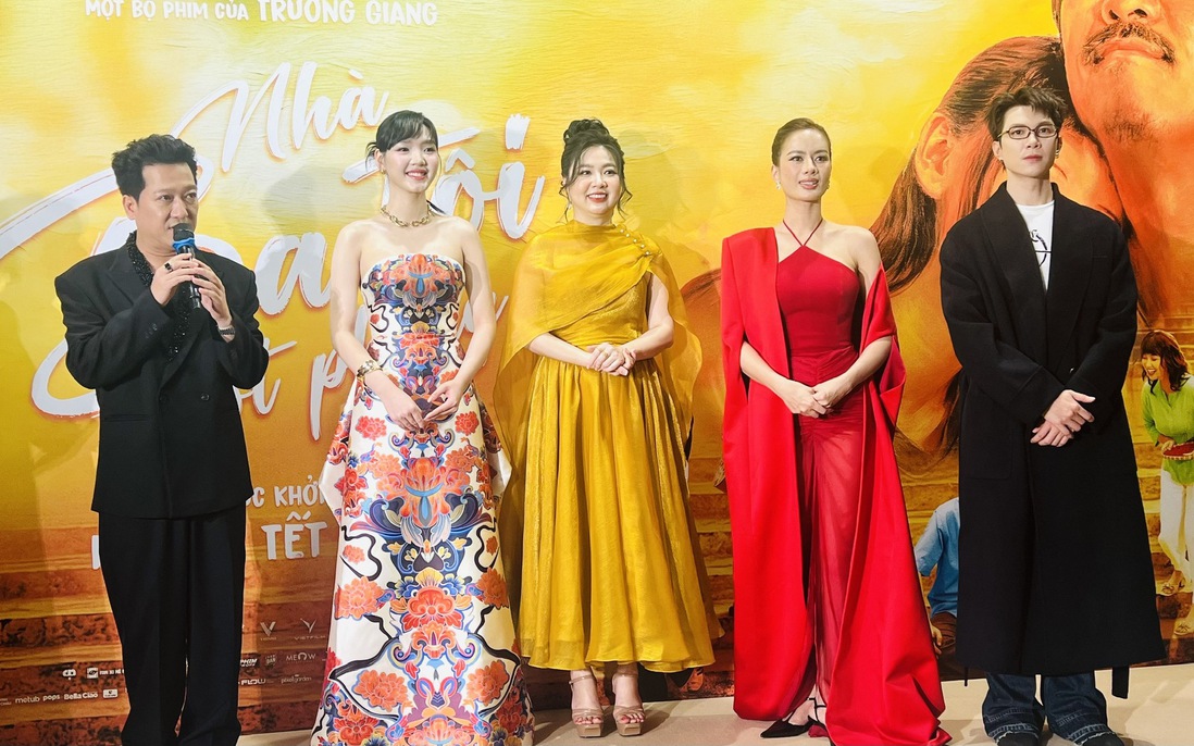 Dàn sao hội tụ tại thảm đỏ công chiếu phim "Nhà ba tôi một phòng"