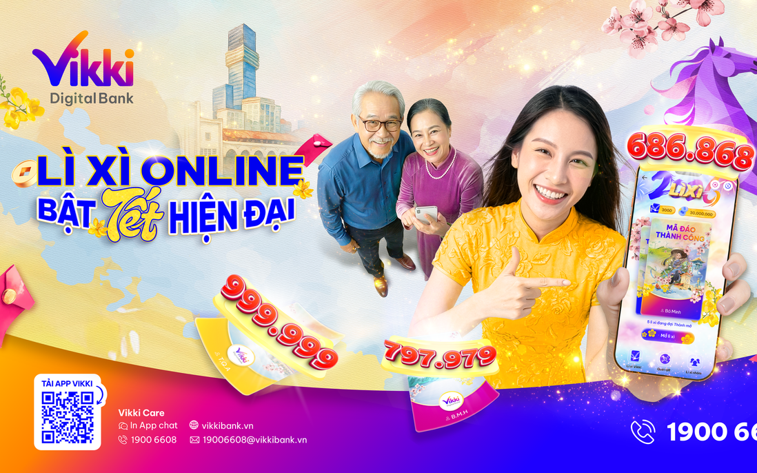 Gửi tiết kiệm 1,1 tỷ đồng, khách hàng Vikki trúng 10 lượng vàng – Mùa vàng mới đang bắt đầu