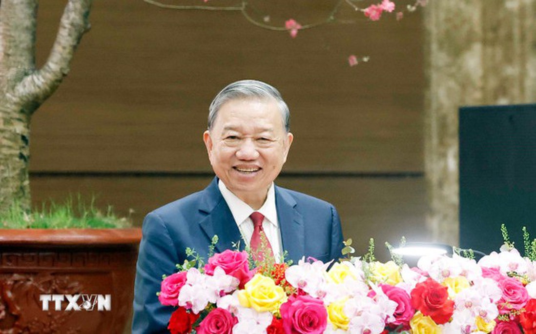 Tổng Bí thư thăm chúc Tết Đảng bộ, chính quyền và Nhân dân Hà Nội