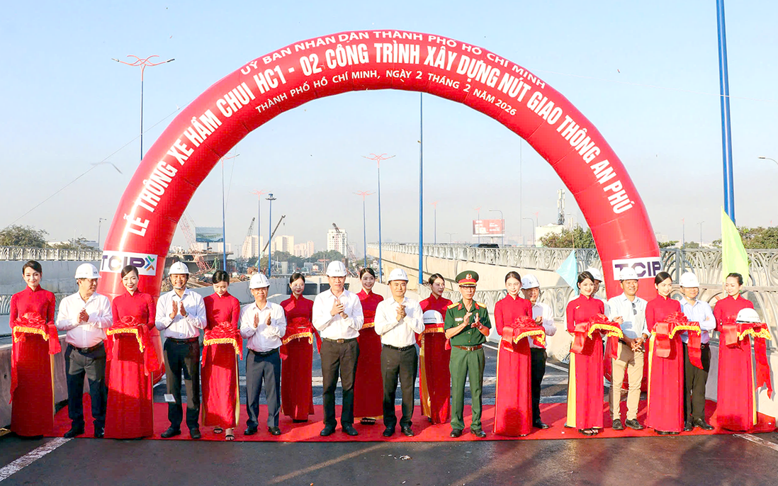 TPHCM: Thông xe hầm chui nút giao An Phú