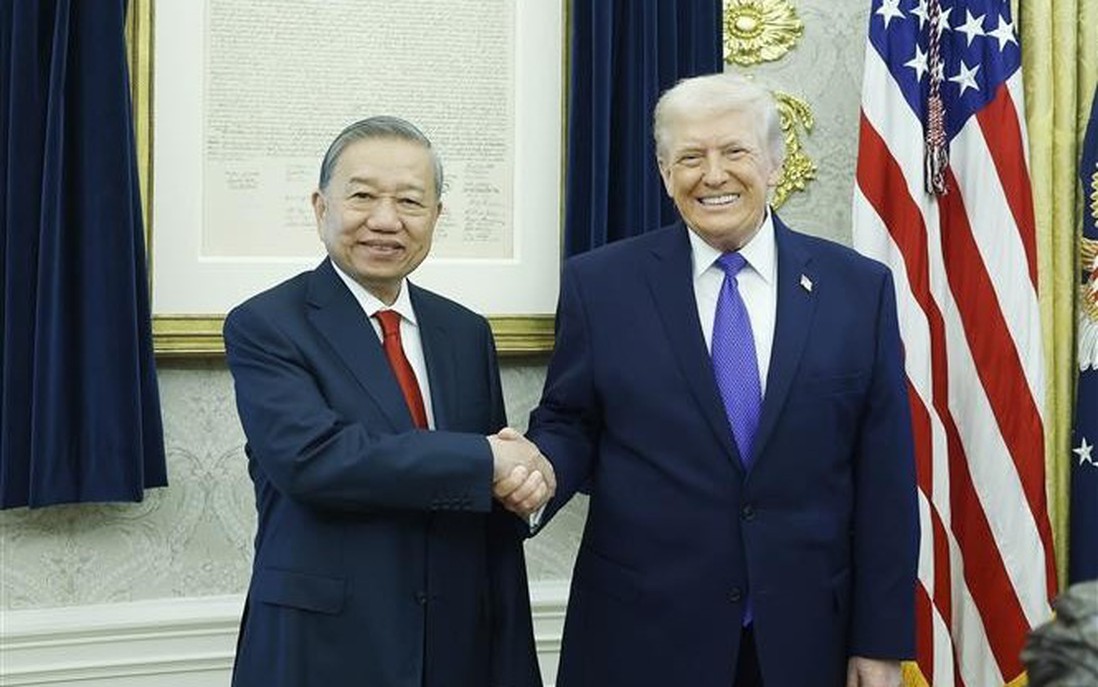 Tổng Bí thư Tô Lâm gặp Tổng thống Hoa Kỳ Donald Trump