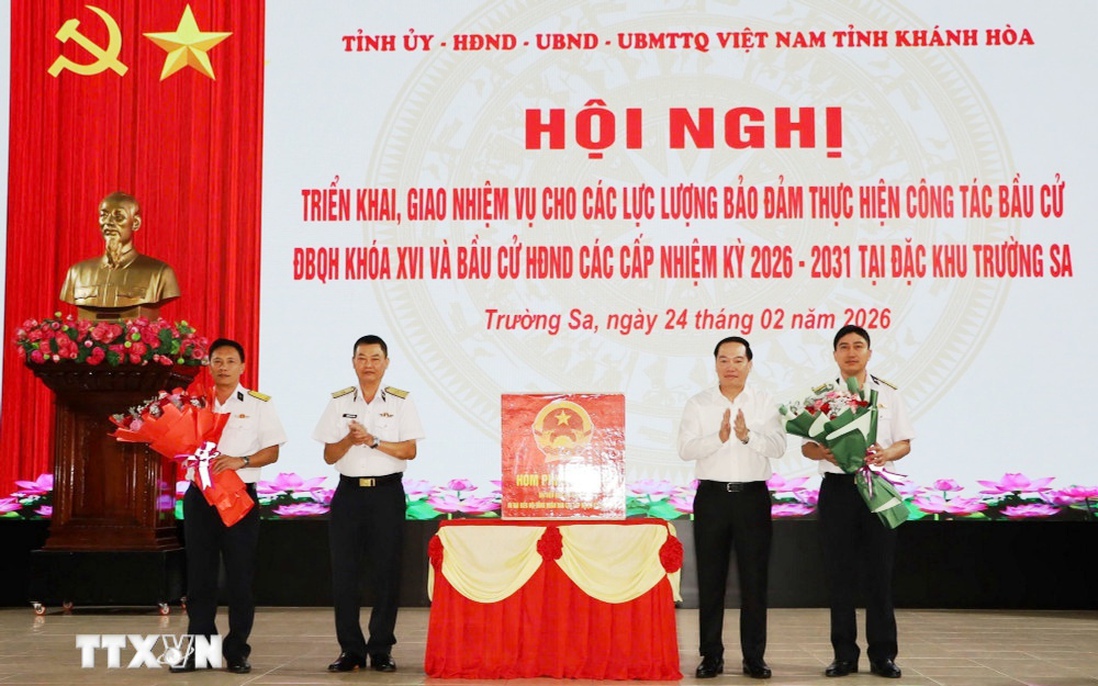 Khánh Hòa: Đặc khu Trường Sa sẵn sàng công tác chuẩn bị bầu cử sớm