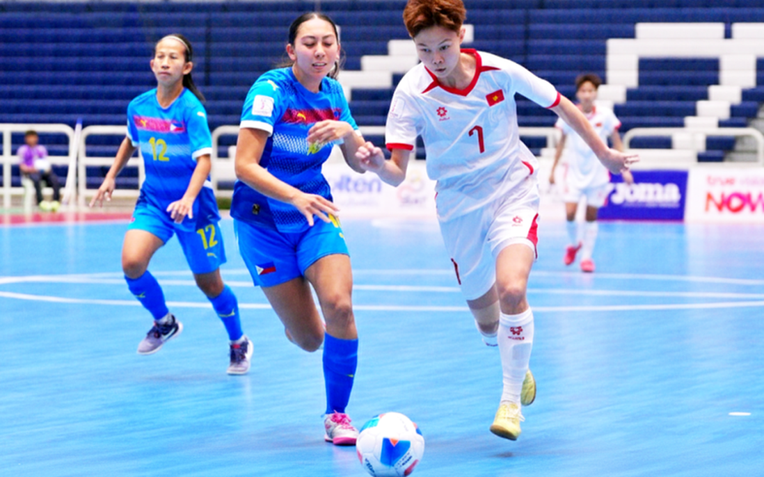 Việt Nam có chiến thắng đầu tiên tại giải Futsal nữ Đông Nam Á 2026