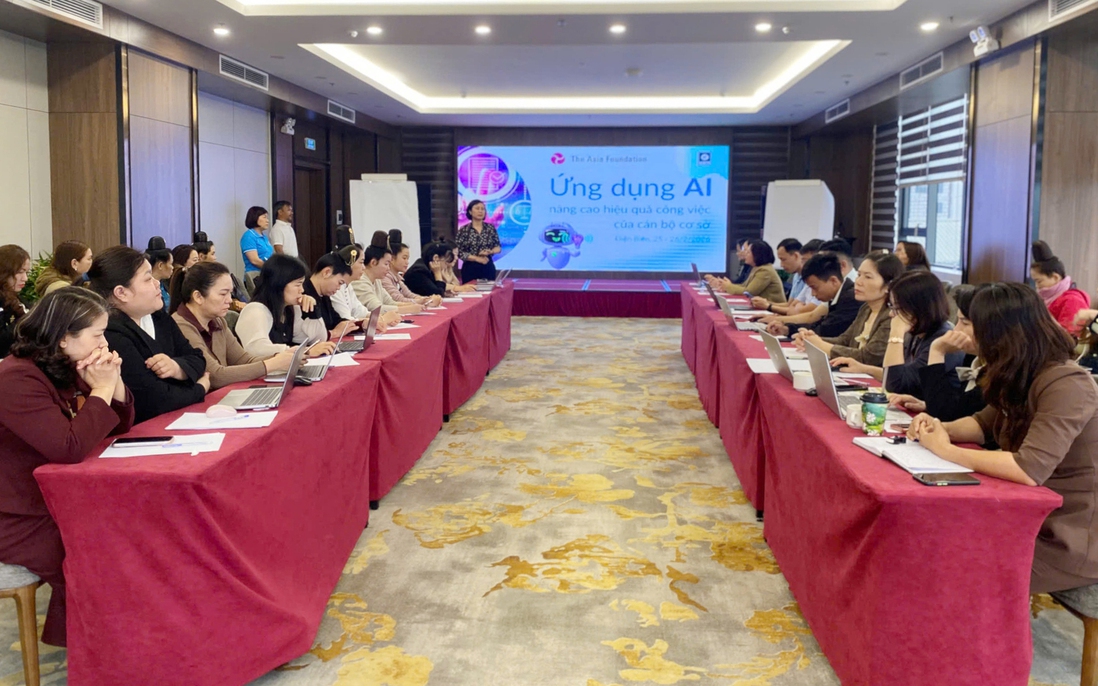 Hội LHPN Điện Biên: Tập huấn ứng dụng AI nâng cao hiệu quả công việc cho cán bộ cơ sở
