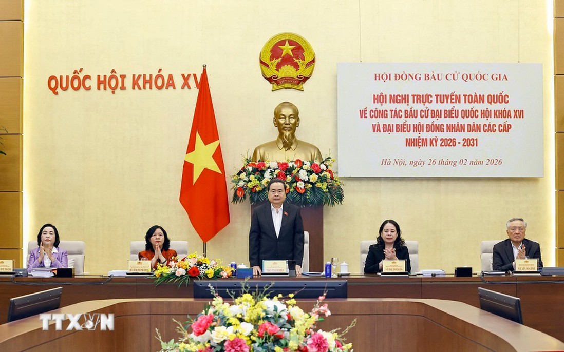 Chủ tịch Quốc hội chủ trì Hội nghị toàn quốc triển khai công tác bầu cử