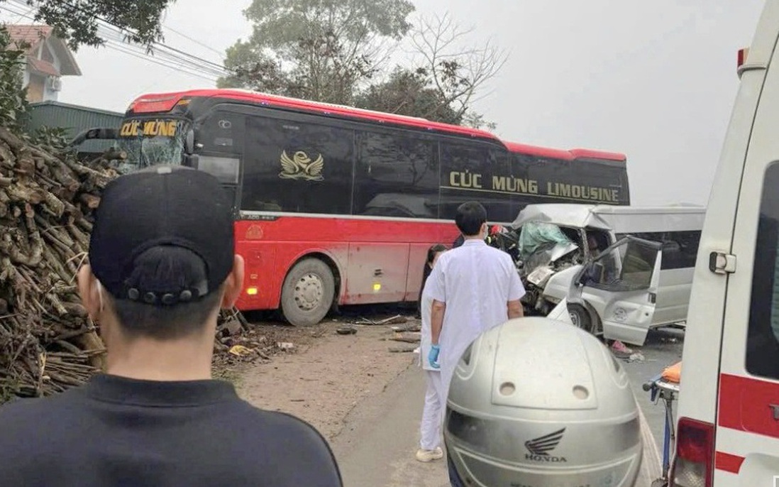 Lạng Sơn: Tai nạn giữa 2 xe khách, 6 người thương vong