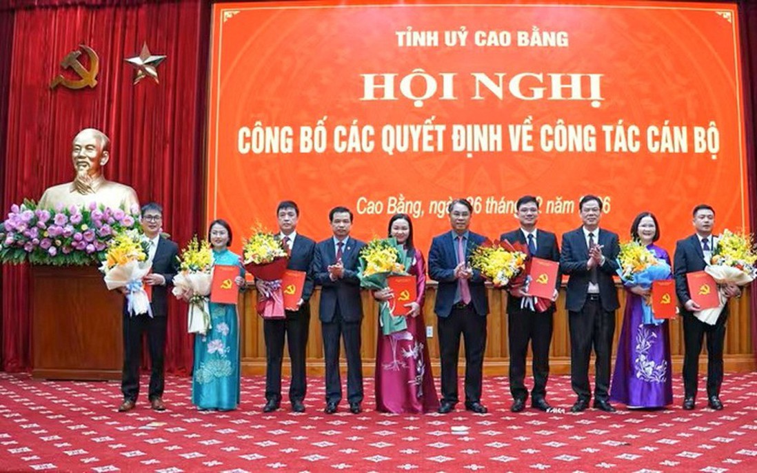 Điều động, bổ nhiệm nhiều lãnh đạo tỉnh Cao Bằng
