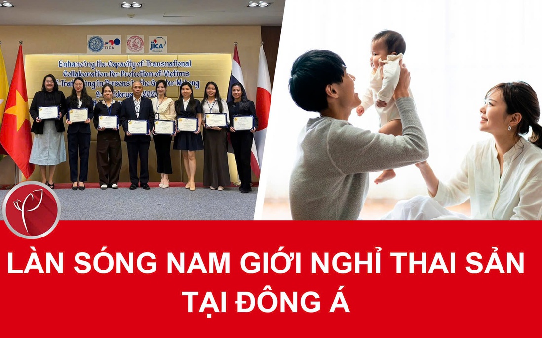 Làn sóng nam giới nghỉ thai sản tại Đông Á