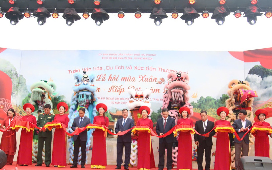 Hải Phòng mở không gian kết nối văn hóa - kinh tế tại Lễ hội Xuân Côn Sơn - Kiếp Bạc