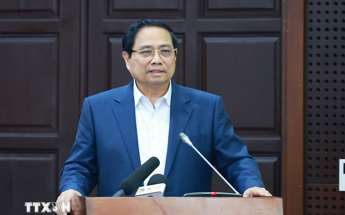 Thủ tướng Phạm Minh Chính làm việc với Ban Thường vụ Thành ủy Đà Nẵng