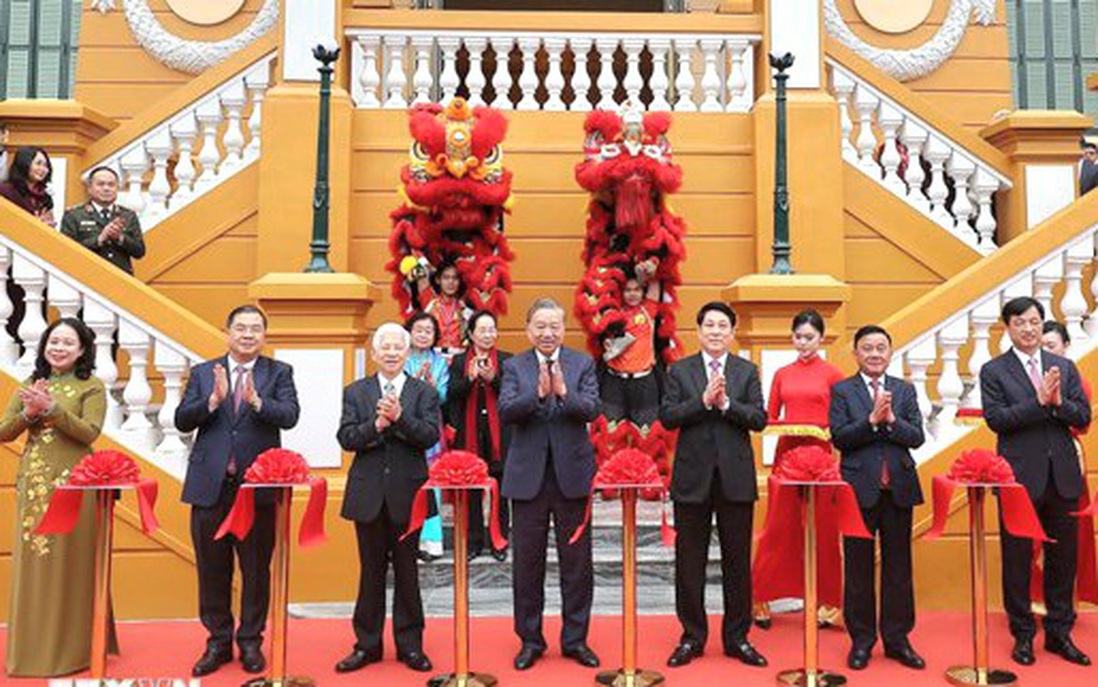 Khánh thành công trình Trụ sở làm việc Cơ quan Chủ tịch nước