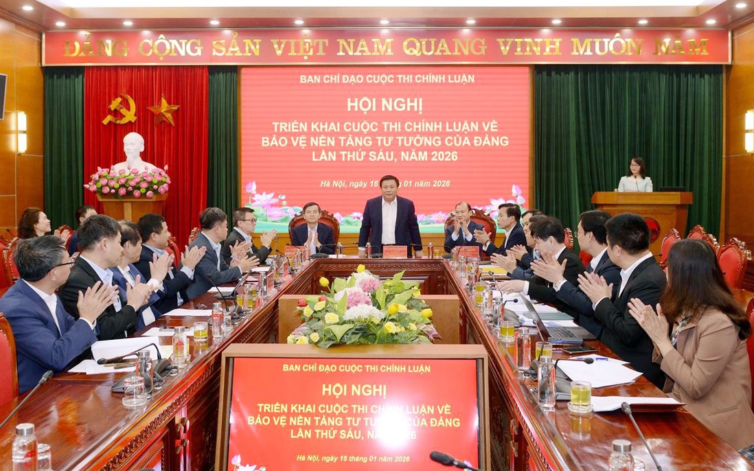 Phát động Cuộc thi chính luận về bảo vệ nền tảng 
tư tưởng của Đảng lần thứ Sáu, năm 2026