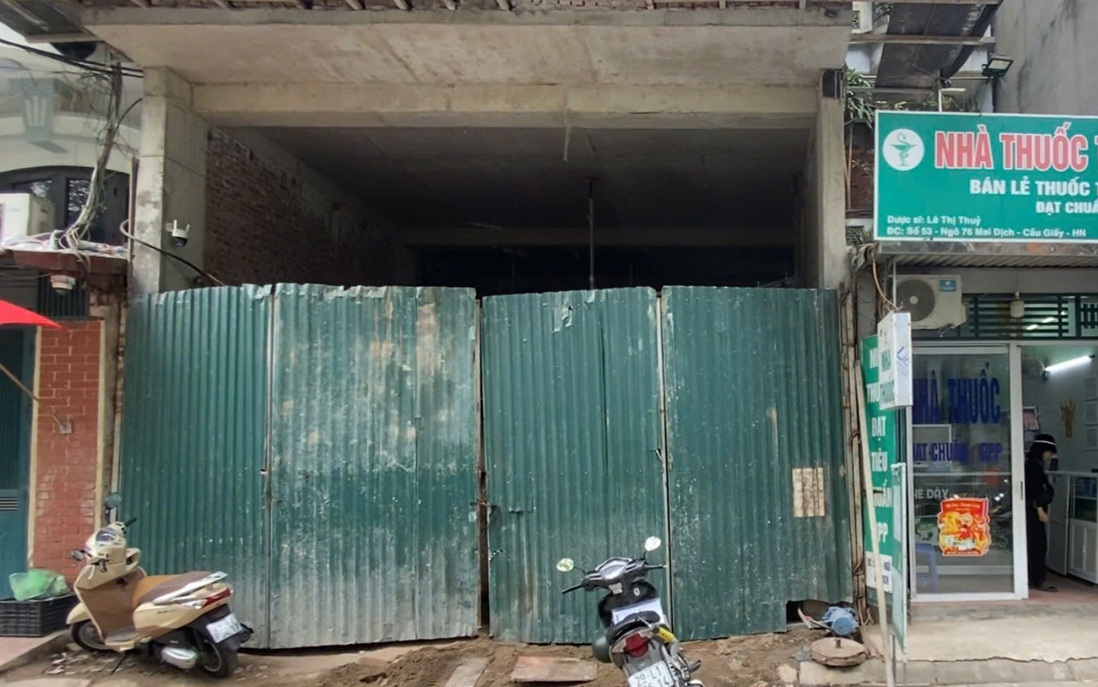 Công trình sai phạm ở phường Phú Diễn (Hà Nội): Bị cắt điện vẫn tự ý đấu nối, tiếp tục thi công