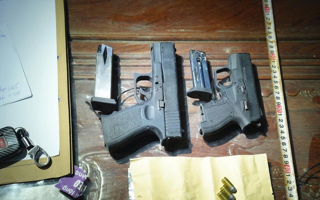 Phá đường dây ma túy liên tỉnh cùng nhiều vũ khí nguy hiểm