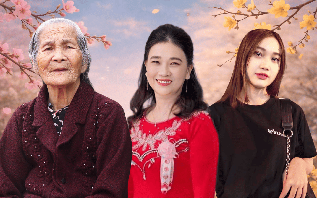 Tết xưa và nay qua lăng kính của 3 thế hệ phụ nữ trong 1 gia đình